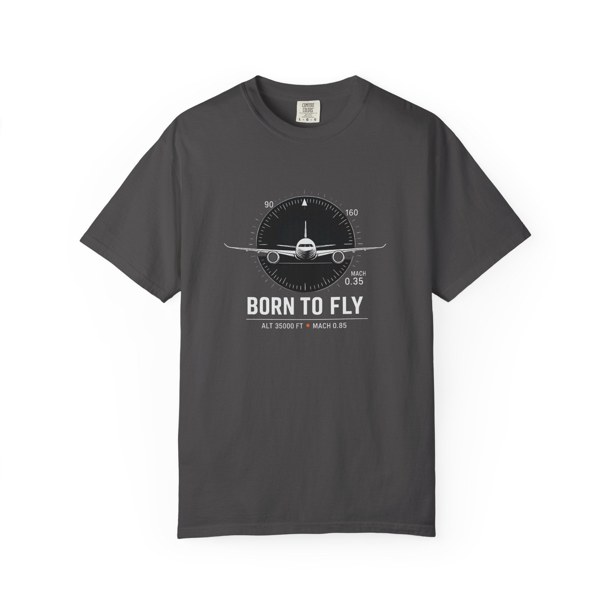 Born To Fly Airplane T-Shirt — Vintage Pilot Graphic Tee for Aviation Lovers
