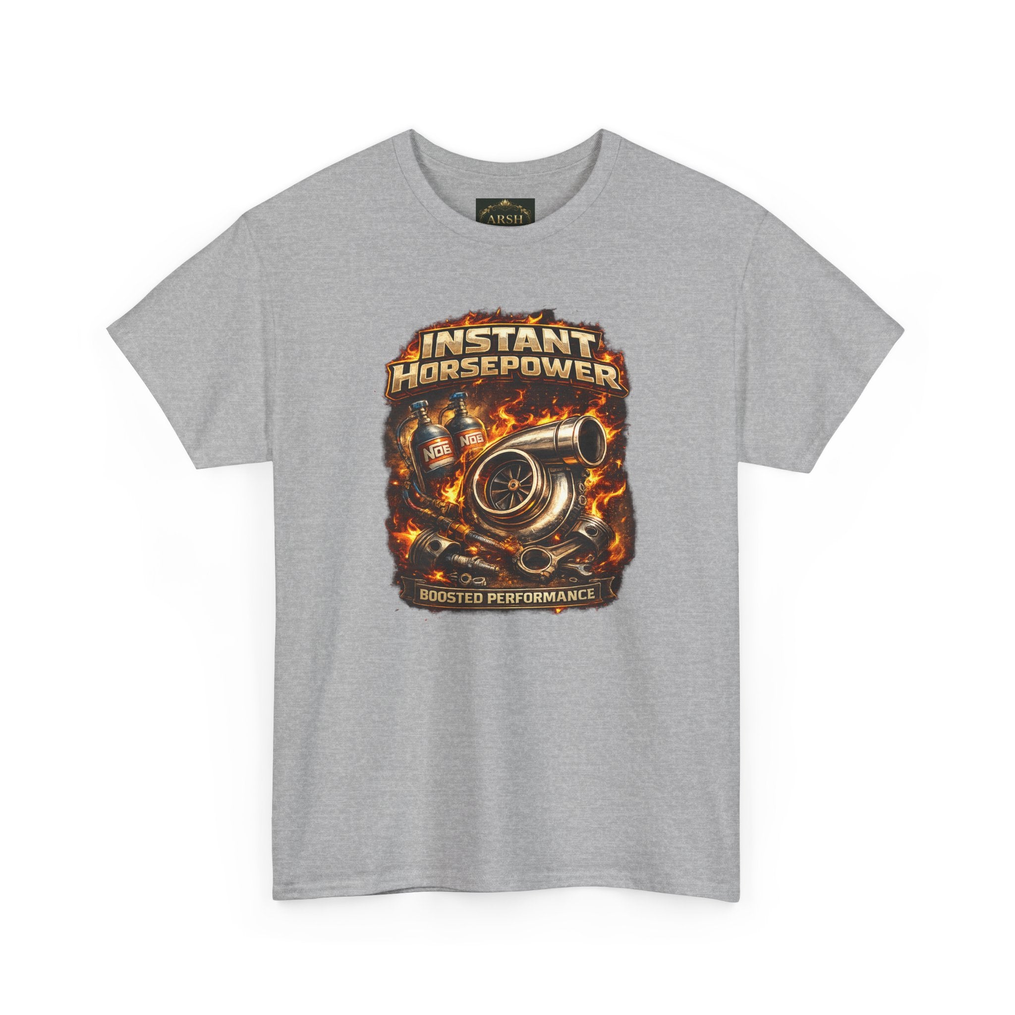 Instant Horsepower T-Shirt — Turbocharger Engine Racing Tee