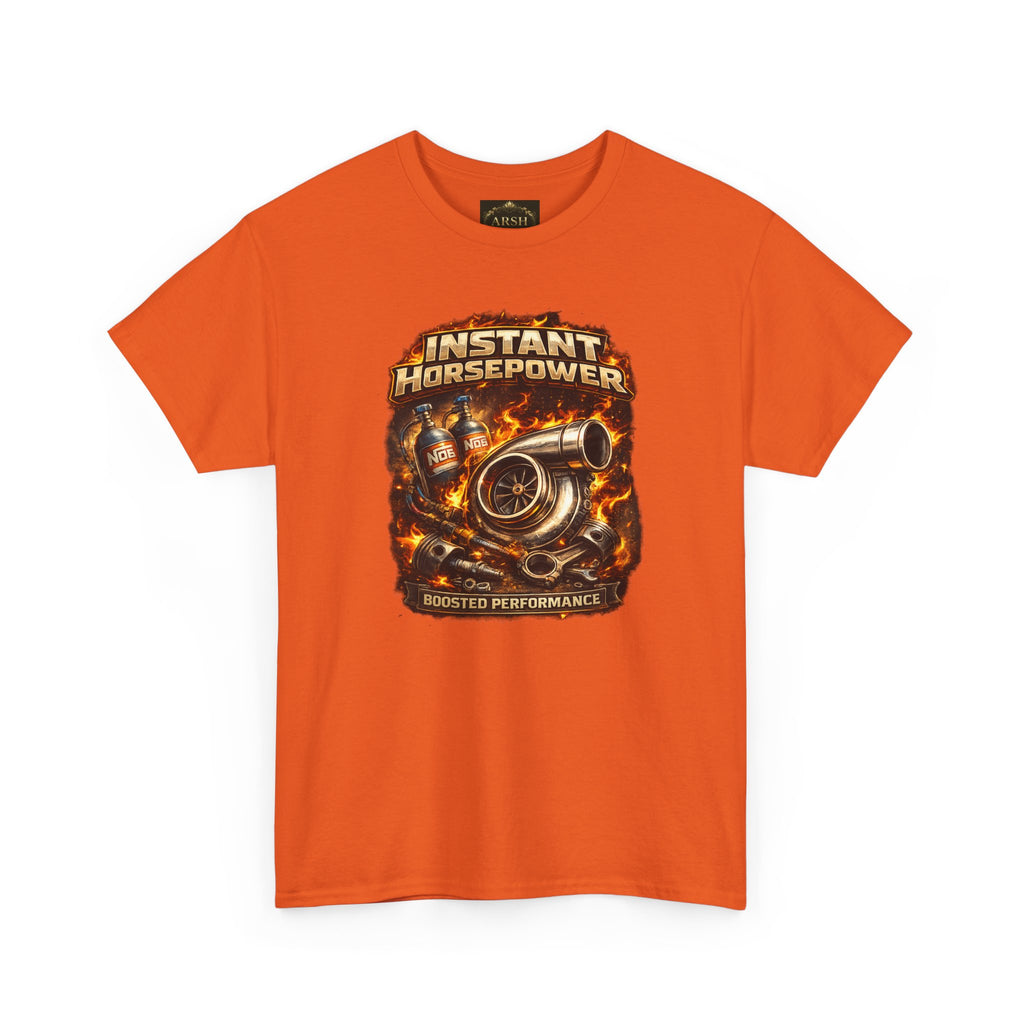 Instant Horsepower T-Shirt — Turbocharger Engine Racing Tee