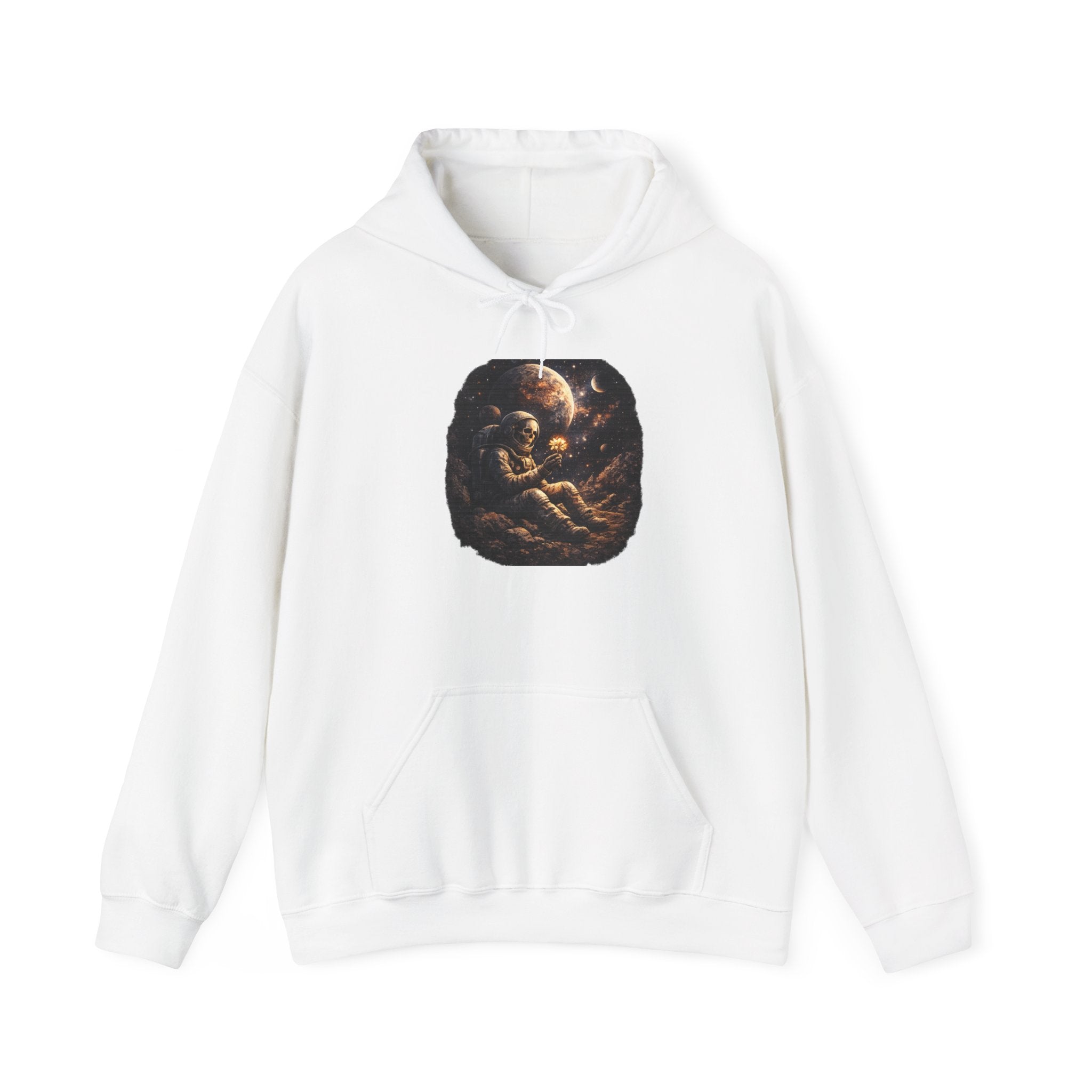 Celestial Mother & Child Hoodie — Vintage Starry Embrace Pullover