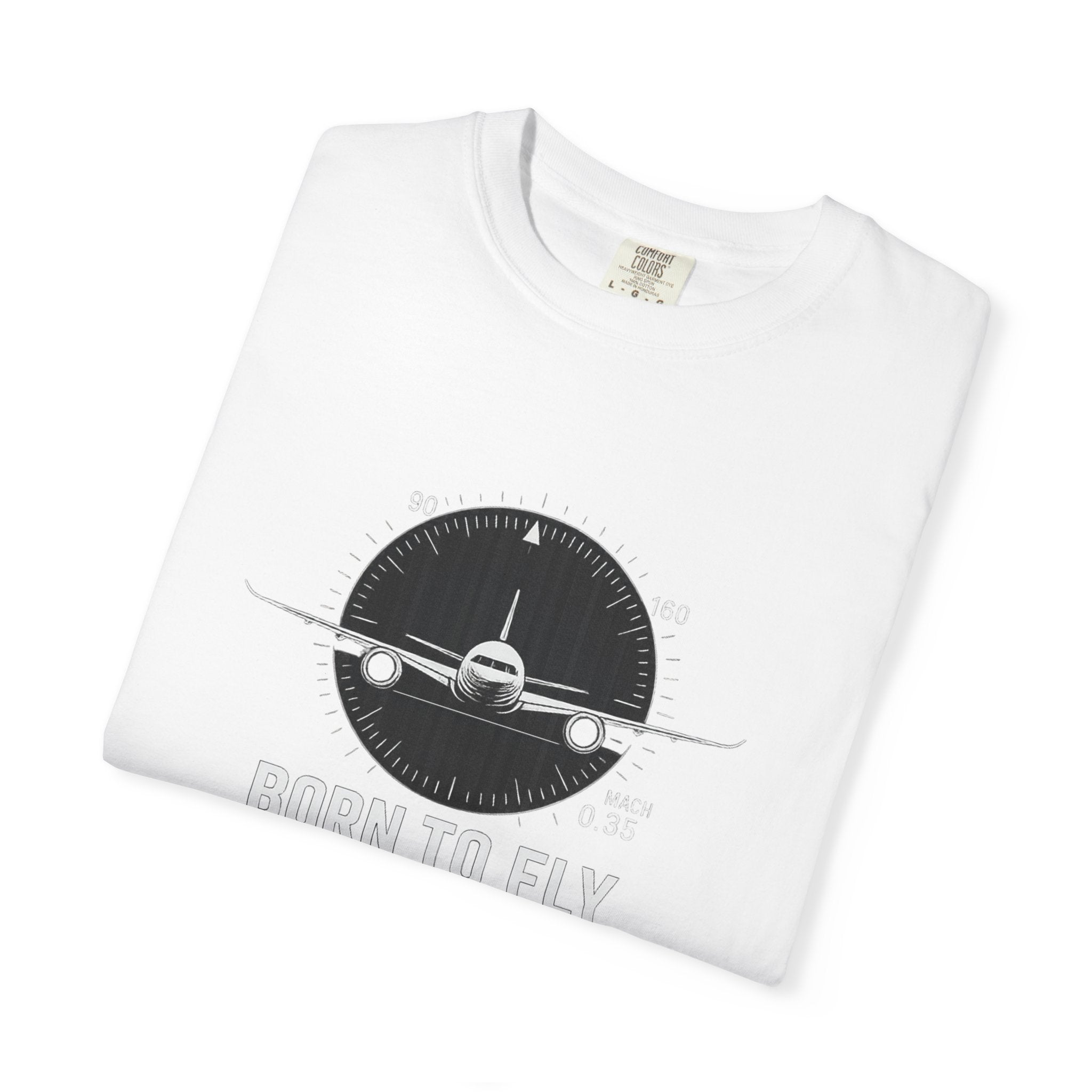 Born To Fly Airplane T-Shirt — Vintage Pilot Graphic Tee for Aviation Lovers