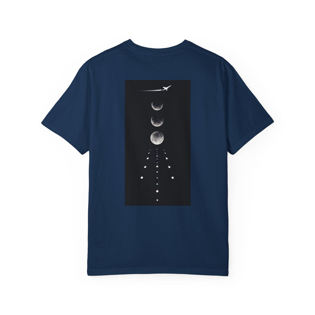 Aviation Moon T-Shirt — "Fly Where Dreams Take You" Graphic Tee