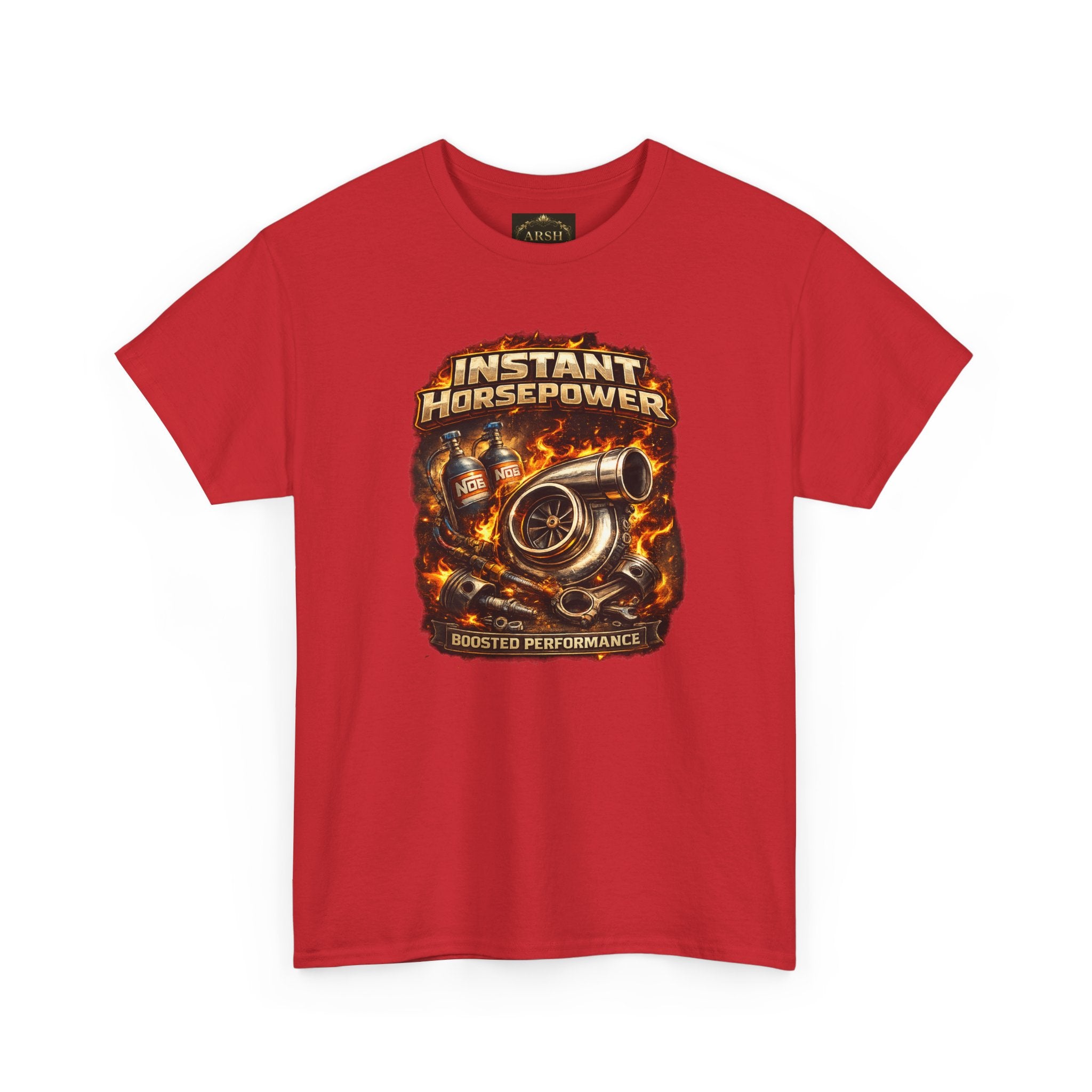 Instant Horsepower T-Shirt — Turbocharger Engine Racing Tee