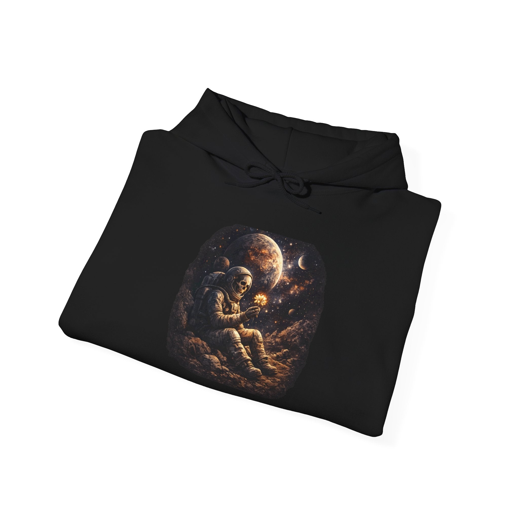 Celestial Mother & Child Hoodie — Vintage Starry Embrace Pullover
