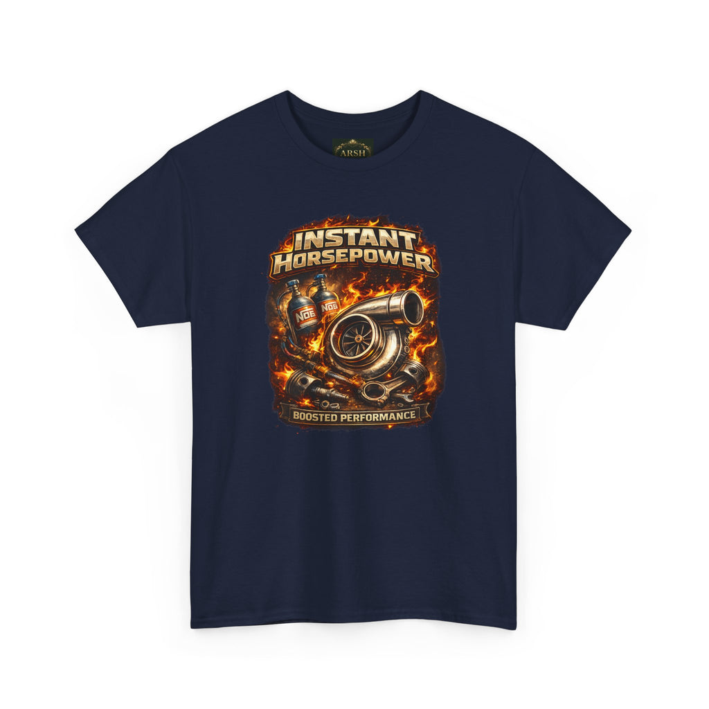 Instant Horsepower T-Shirt — Turbocharger Engine Racing Tee