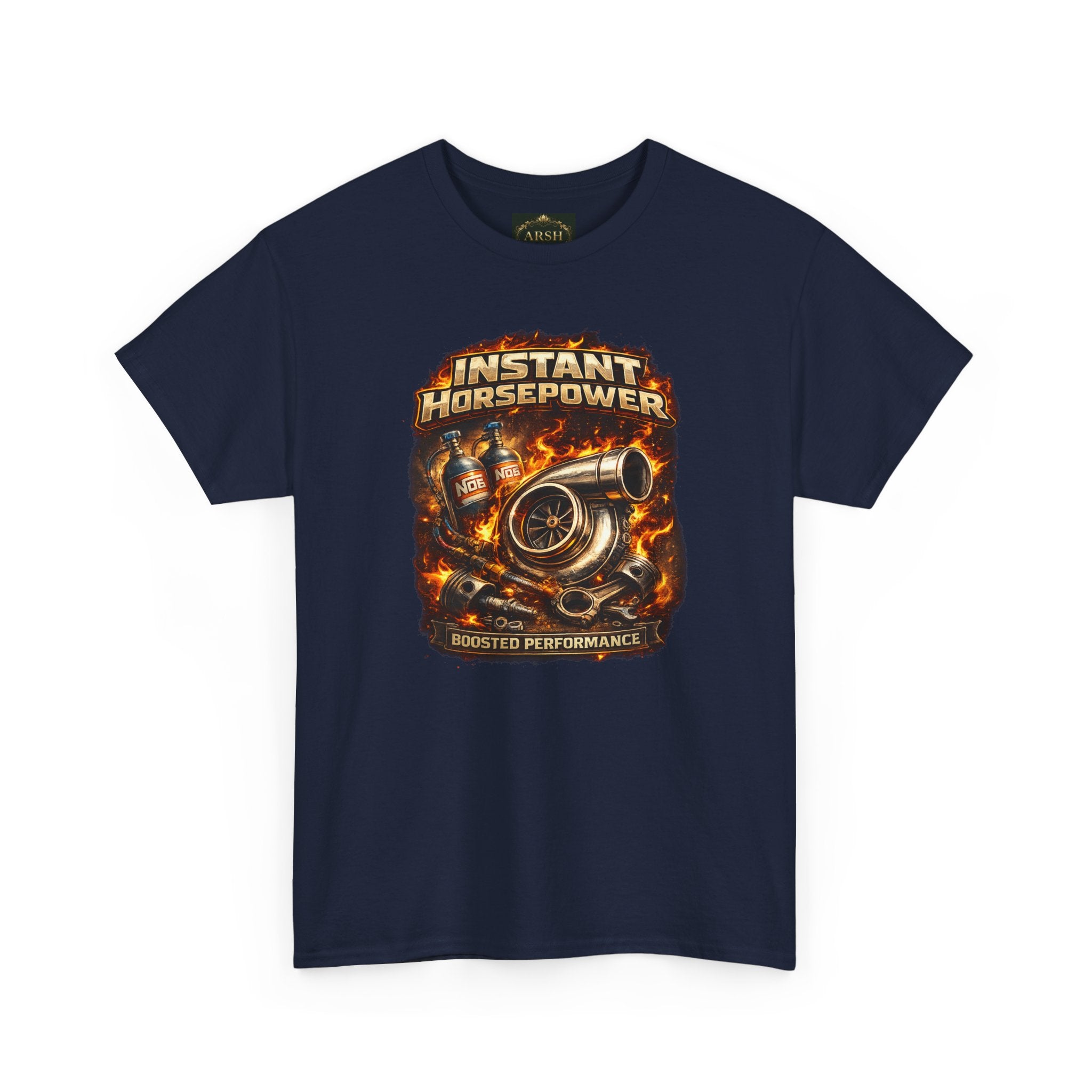 Instant Horsepower T-Shirt — Turbocharger Engine Racing Tee