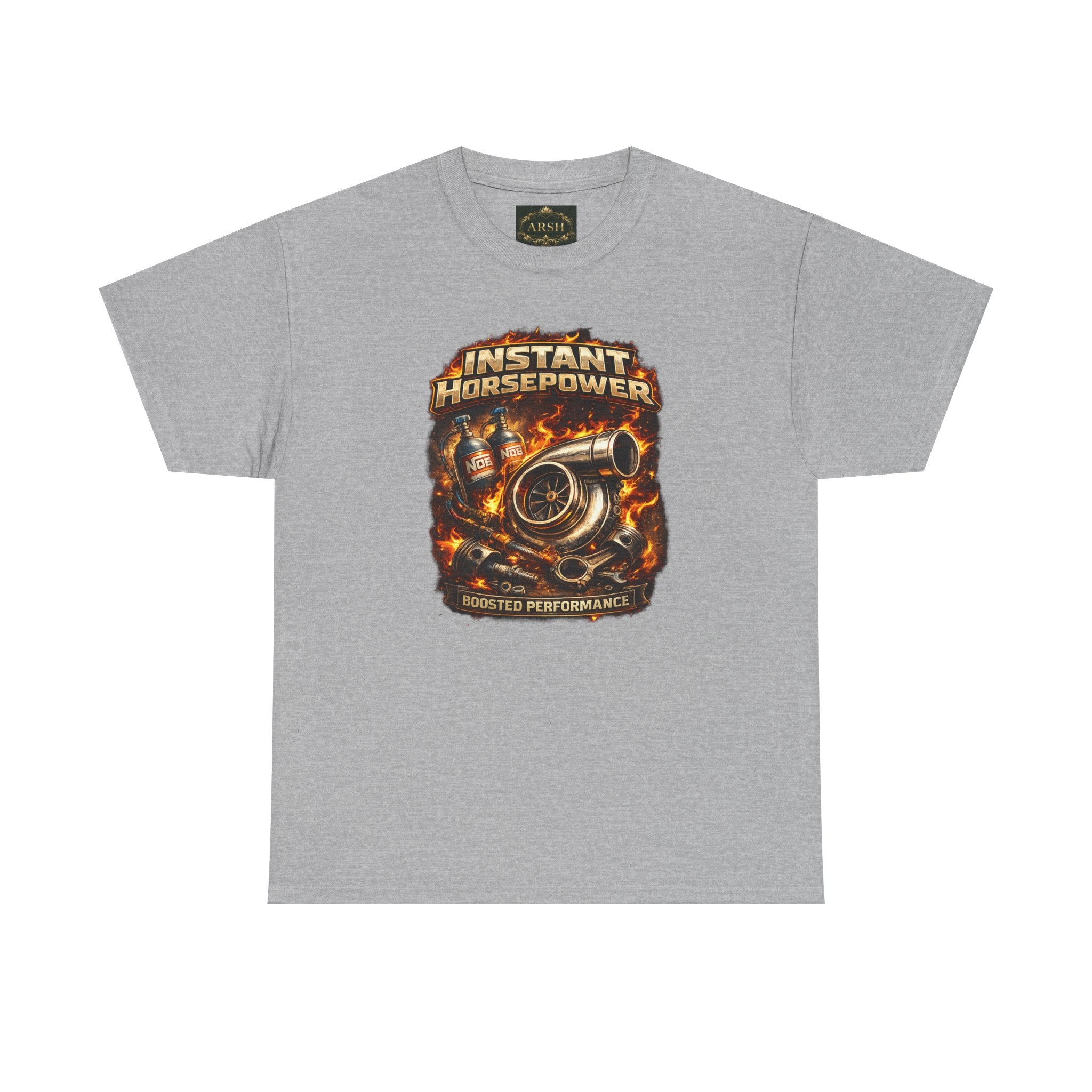 Instant Horsepower T-Shirt — Turbocharger Engine Racing Tee
