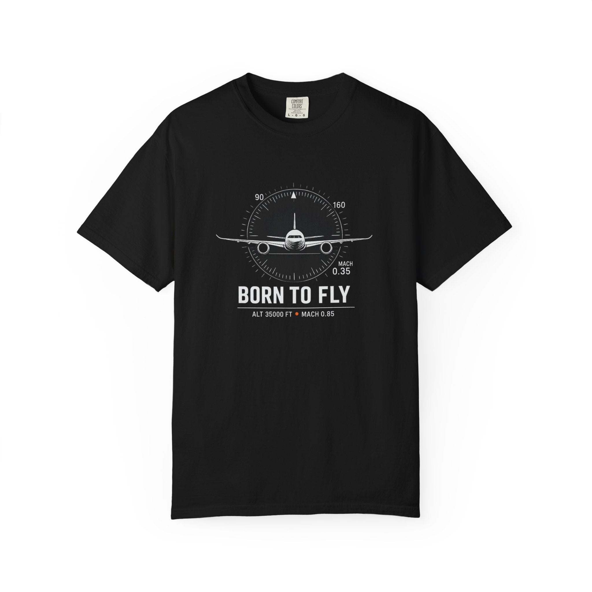 Born To Fly Airplane T-Shirt — Vintage Pilot Graphic Tee for Aviation Lovers