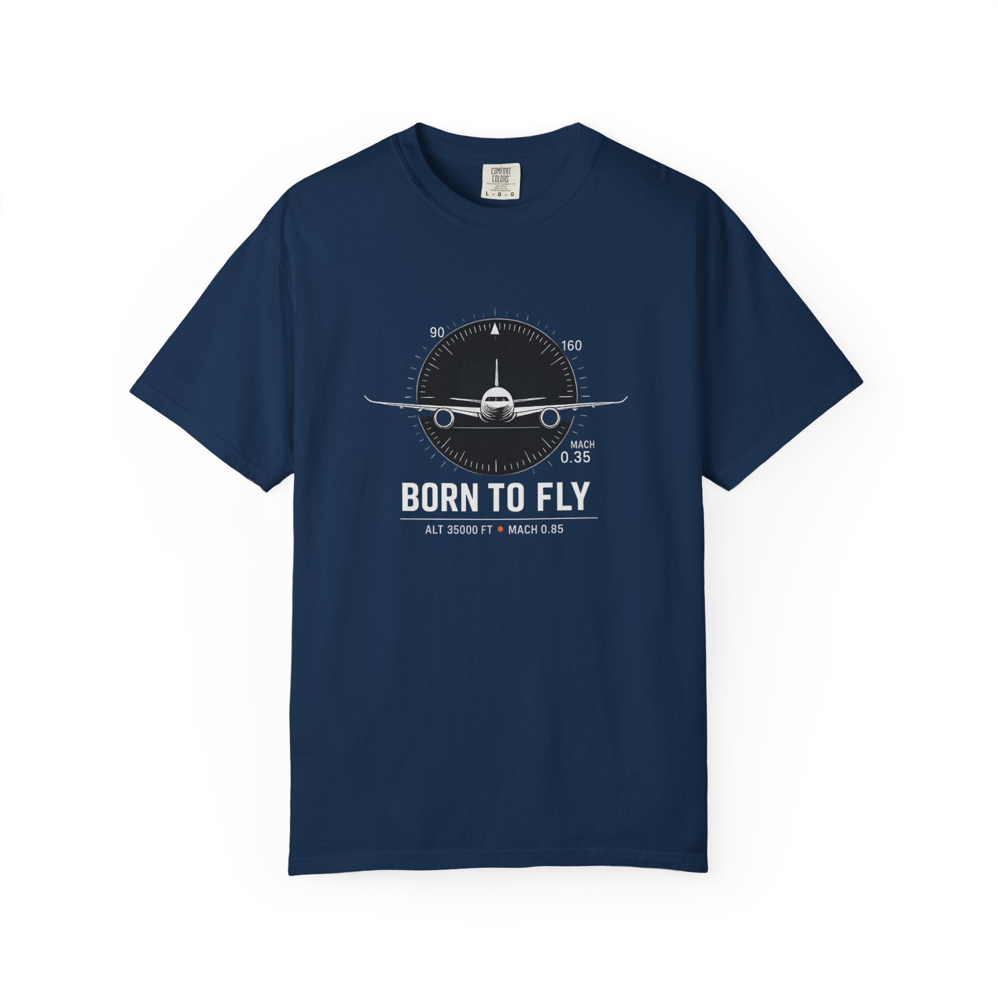 Born To Fly Airplane T-Shirt — Vintage Pilot Graphic Tee for Aviation Lovers