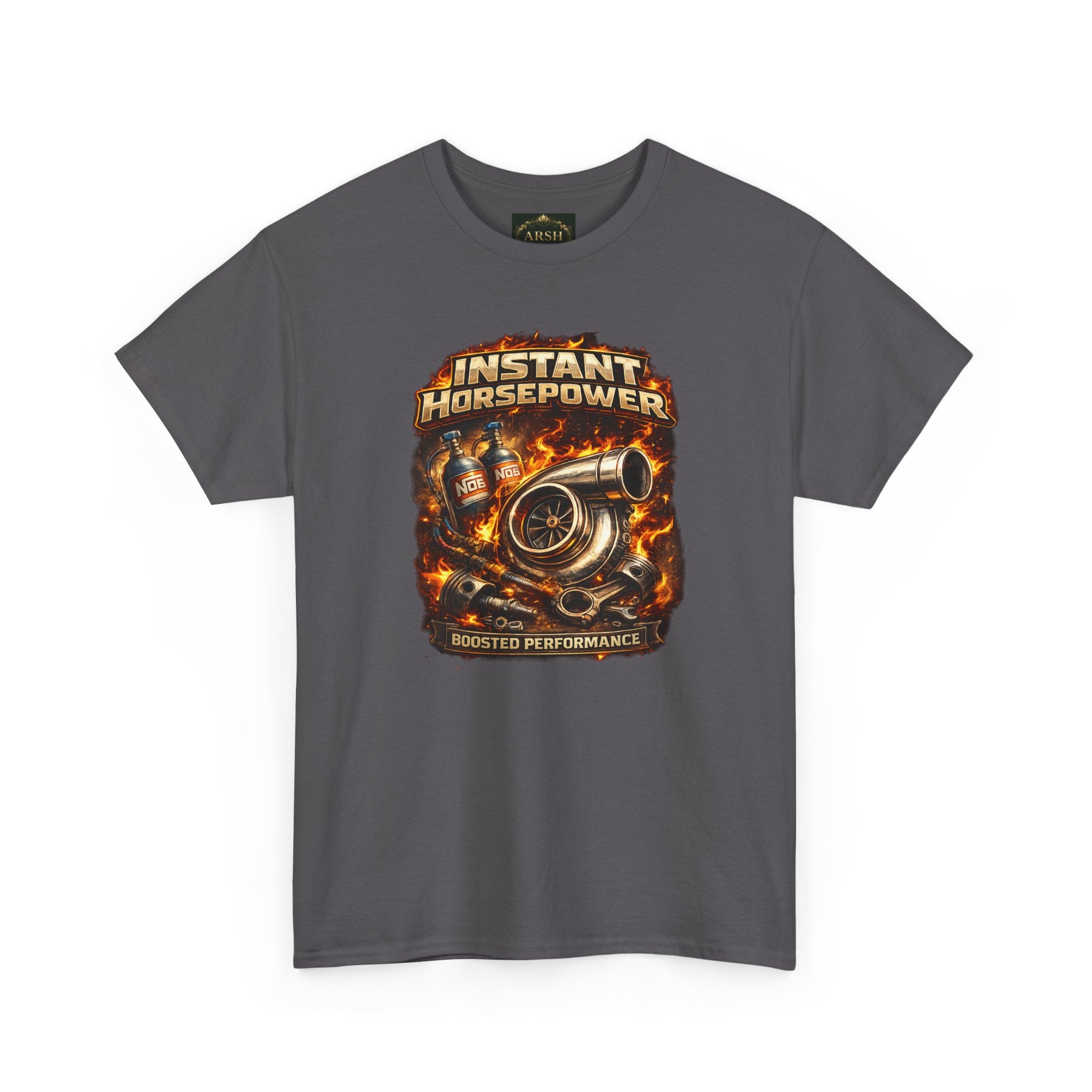Instant Horsepower T-Shirt — Turbocharger Engine Racing Tee