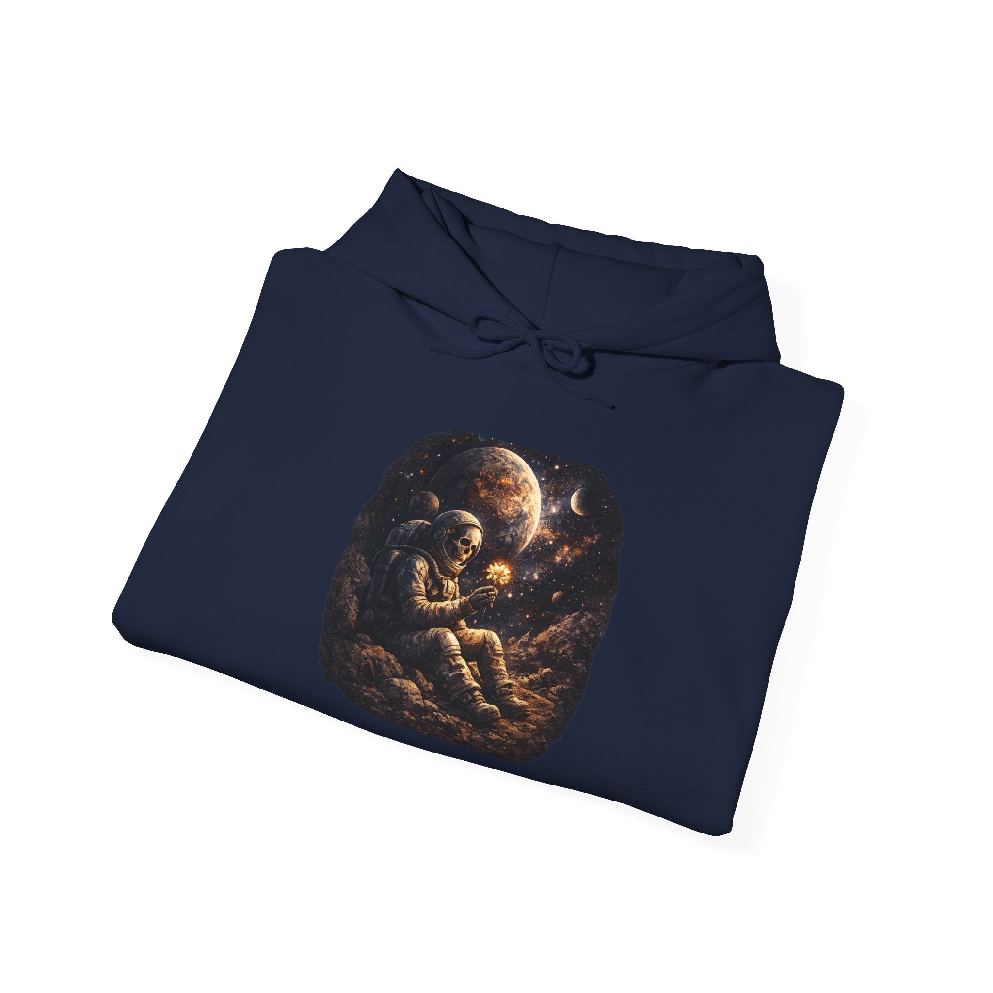 Celestial Mother & Child Hoodie — Vintage Starry Embrace Pullover