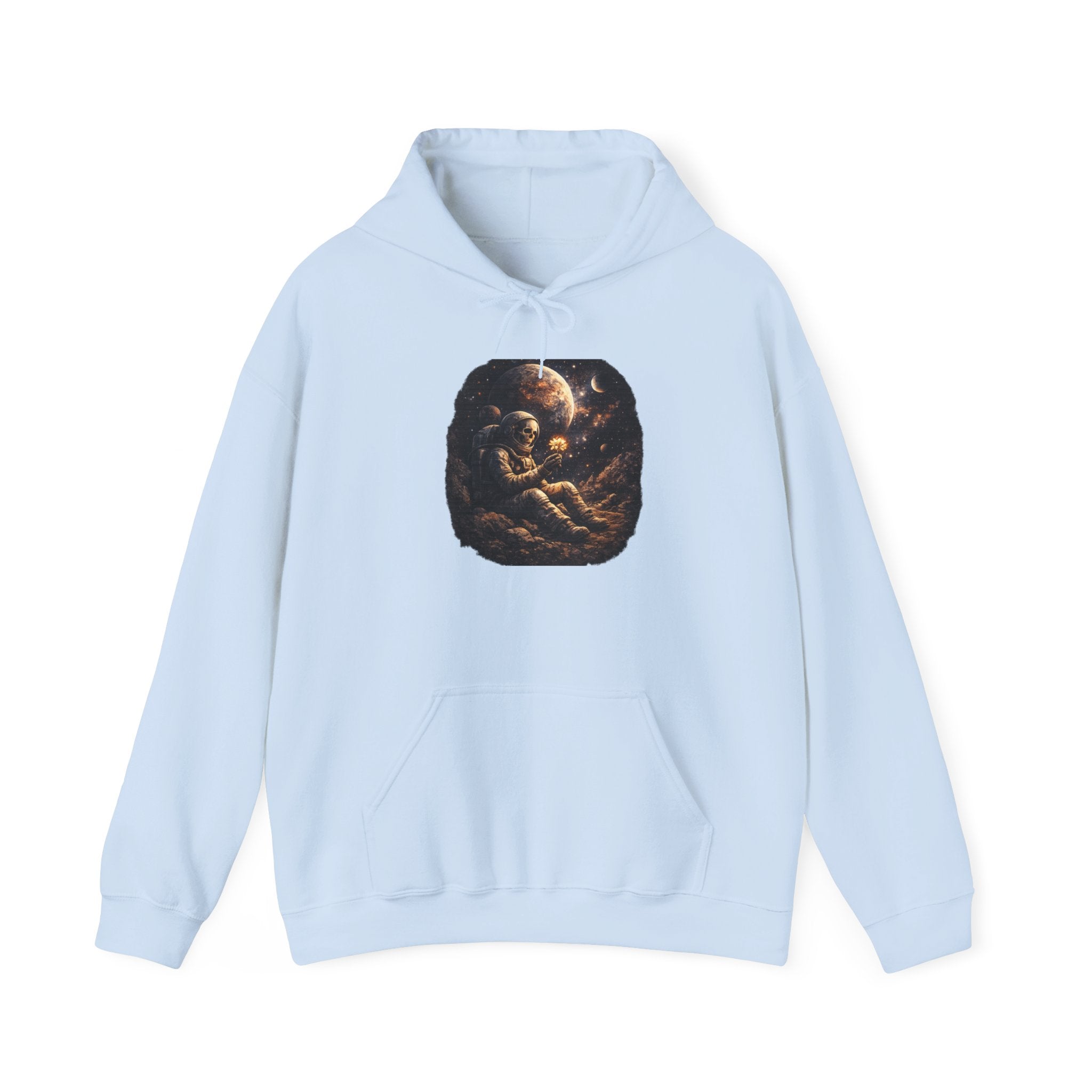 Celestial Mother & Child Hoodie — Vintage Starry Embrace Pullover